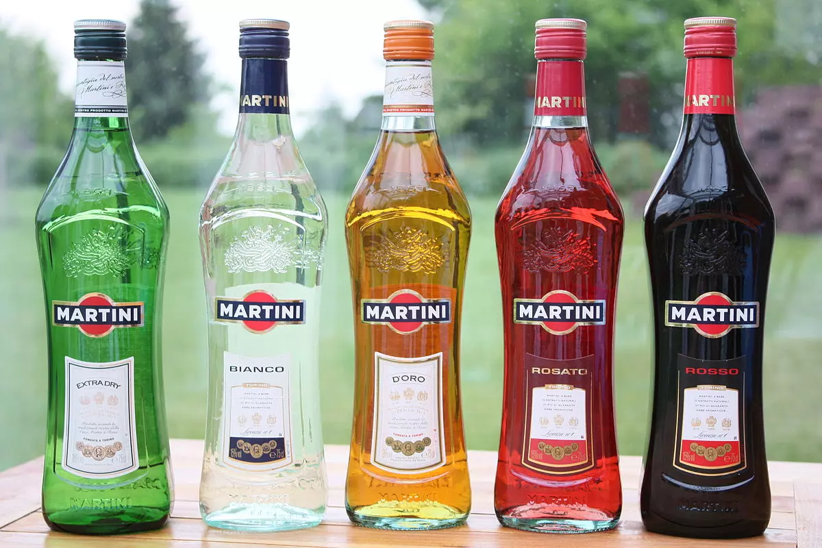 Алкогольные напитки компании Martini